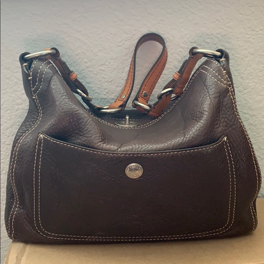 Coach leather purse